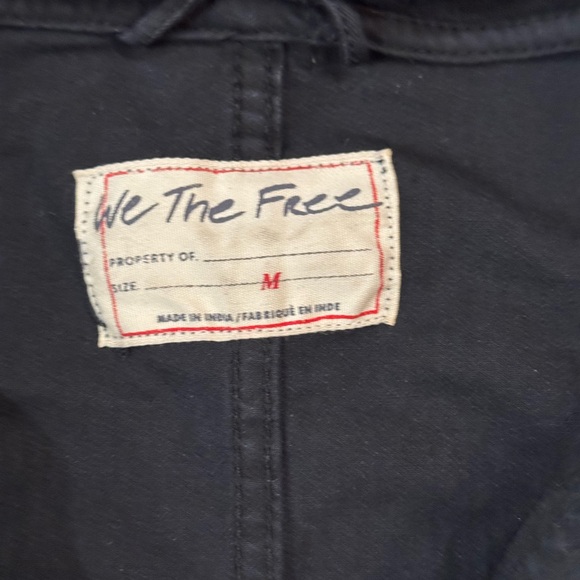 We The Free Marlie Washed Pullover Black Jacket - Picture 4 of 8